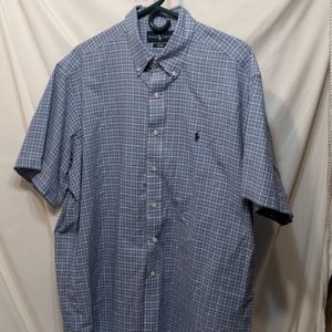 Ralph Lauren black label short sleeve Blake Polo shirt size large black label